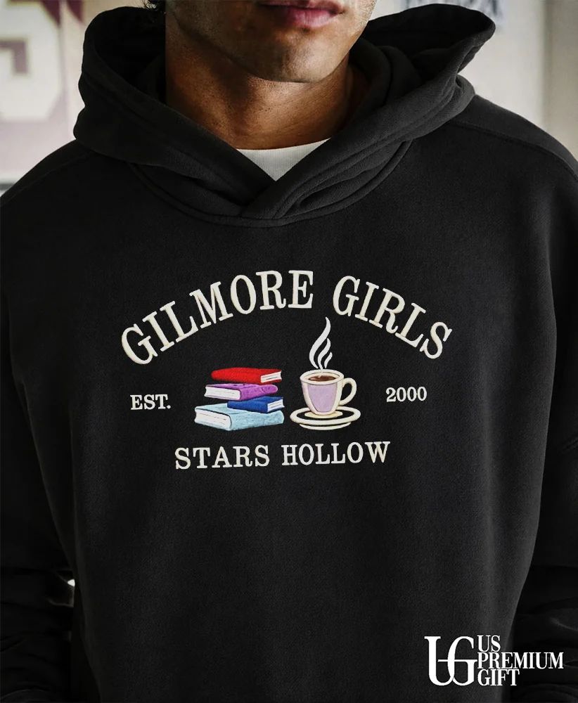 Mac Mcclung with Gilmore Girls Stars Hollow Est 2000 shirt