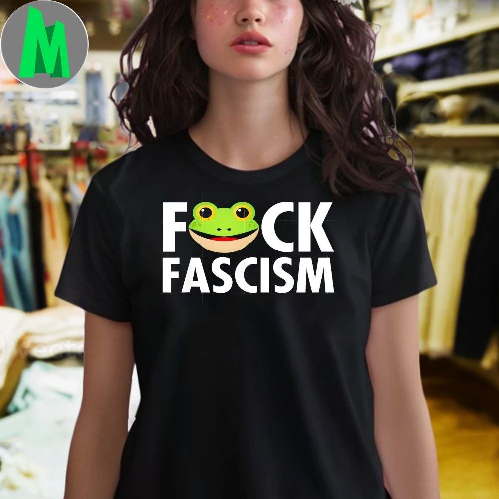 Fuck Fascism – Censored With Portland Frog Shirt