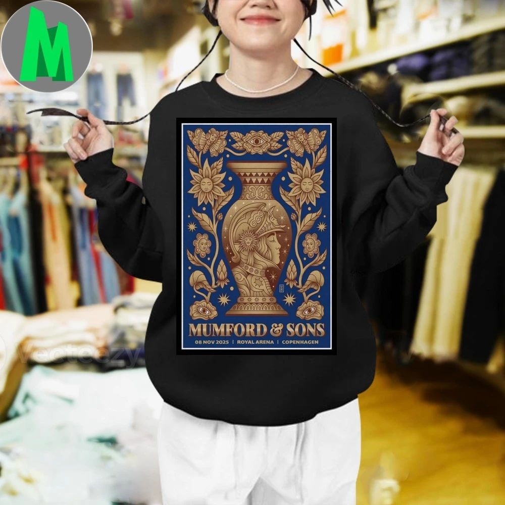 Mumford and Sons Nov 8 2025 Royal Arena, Copenhagen Poster Shirt