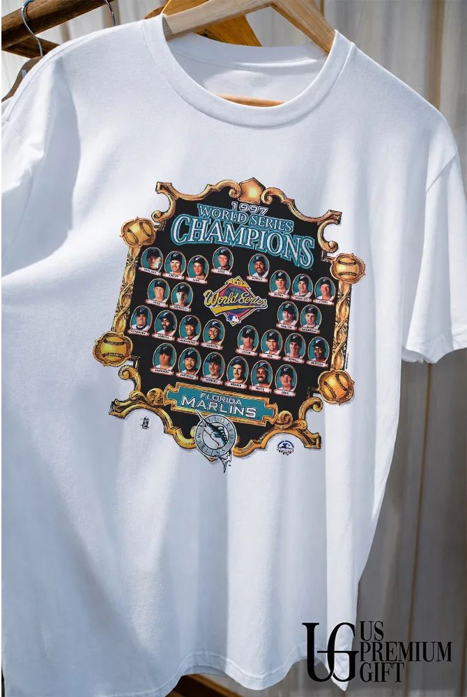 1997 Florida Marlins World Series Champions vintage shirt