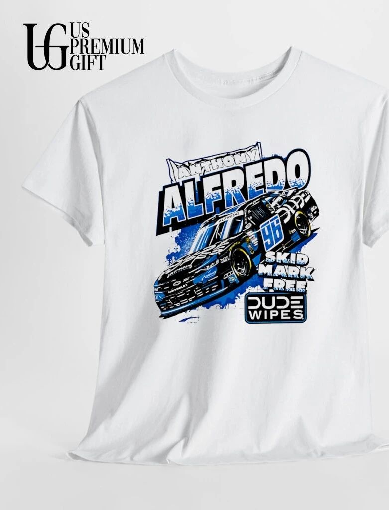 Anthony Alfredo 96 Dude Wipes Skid Mark Free Viking Motorsports shirt