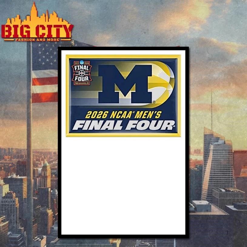 Michigan Wolverines 2026 Ncaa Mens Basketball Indianapolis Final Four Champion College Shirt