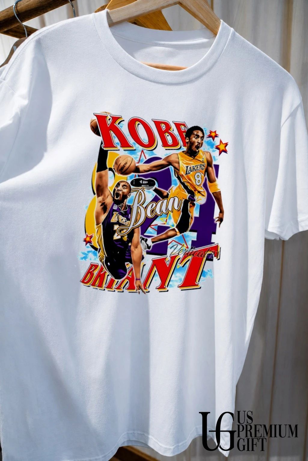Kobe Bryant Bean Los Angeles Lakers NBA vintage shirt