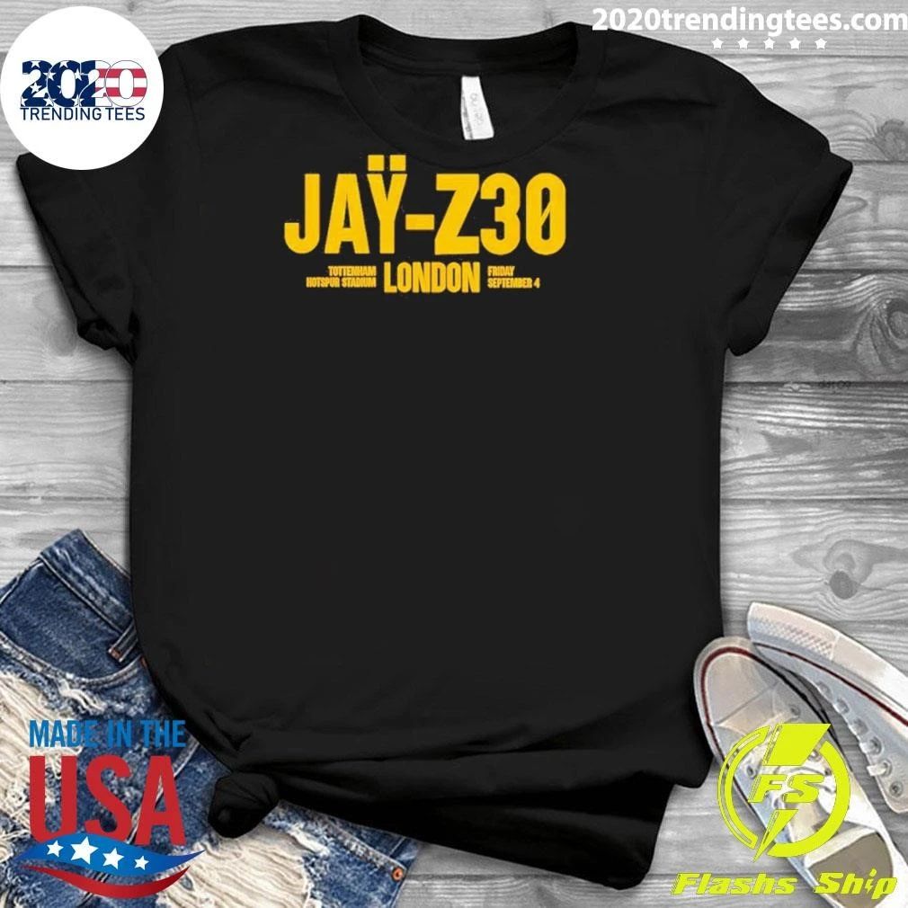 Jay-Z30 London Tour 2026 Tottenham Stadium Concert Hip Hop Shirt