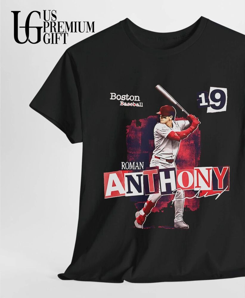 Roman Anthony Boston Red Sox baseball Cutout 2026 signature shirt