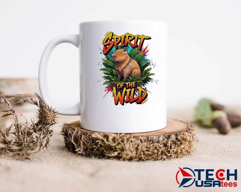 Vibrant Capybara spirit of the wild shirt