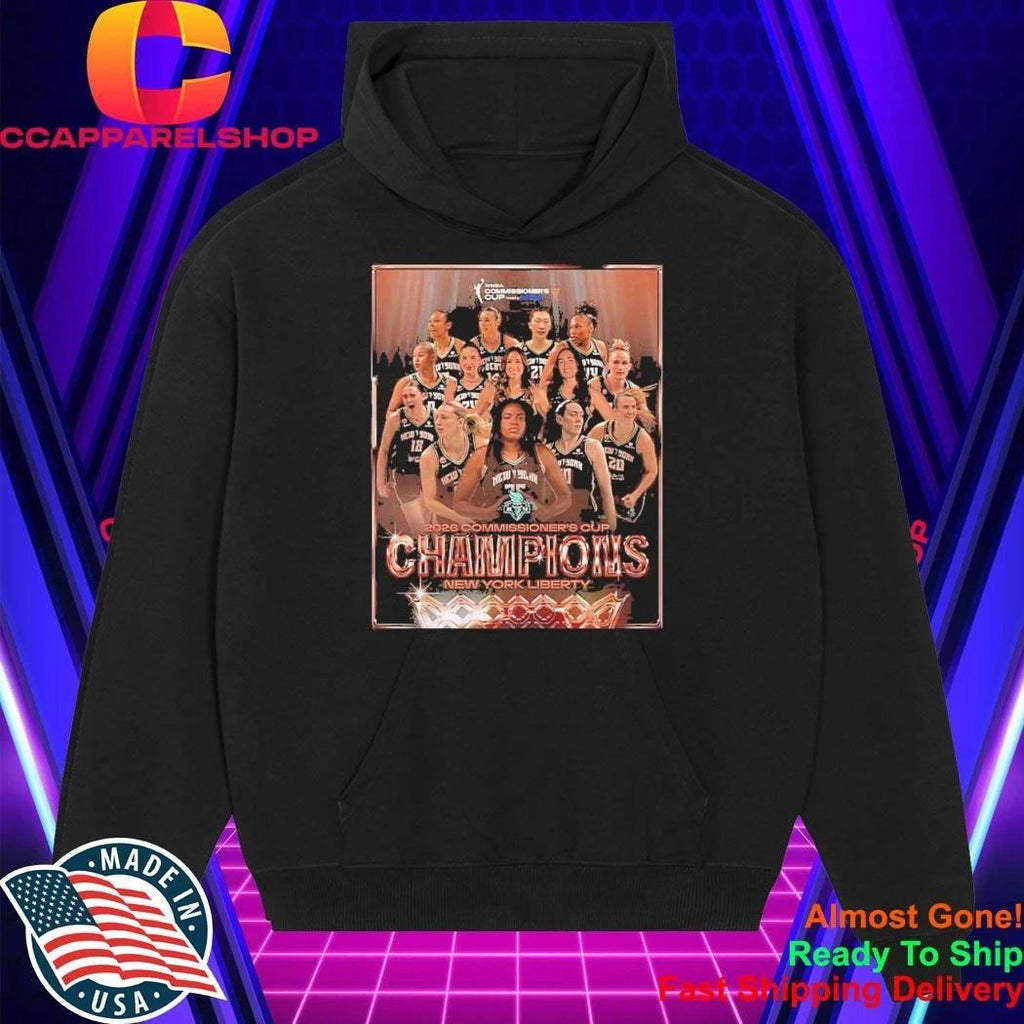 WNBA 2026 Commissioner’s Cup Champions New York Liberty Victory Shirt