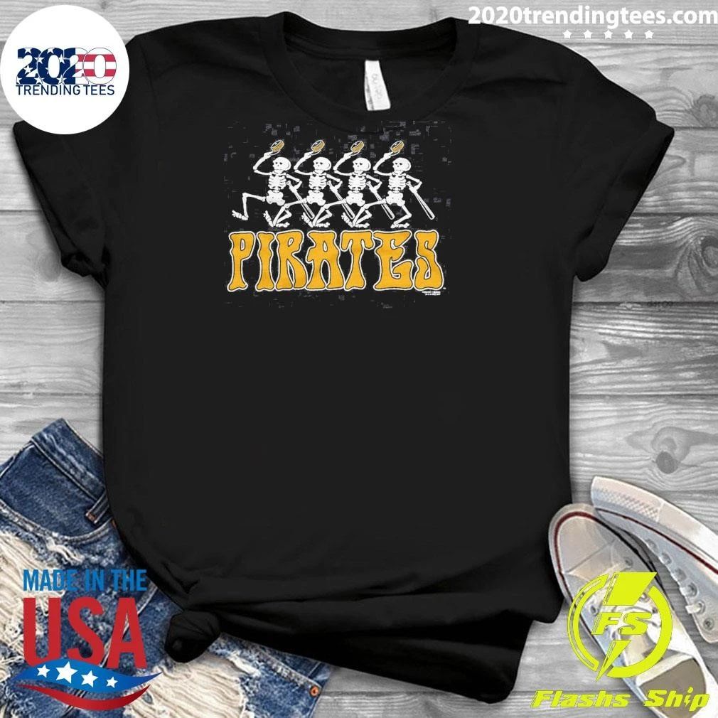MLB Skeleton Grateful Dead Pirates Shirt