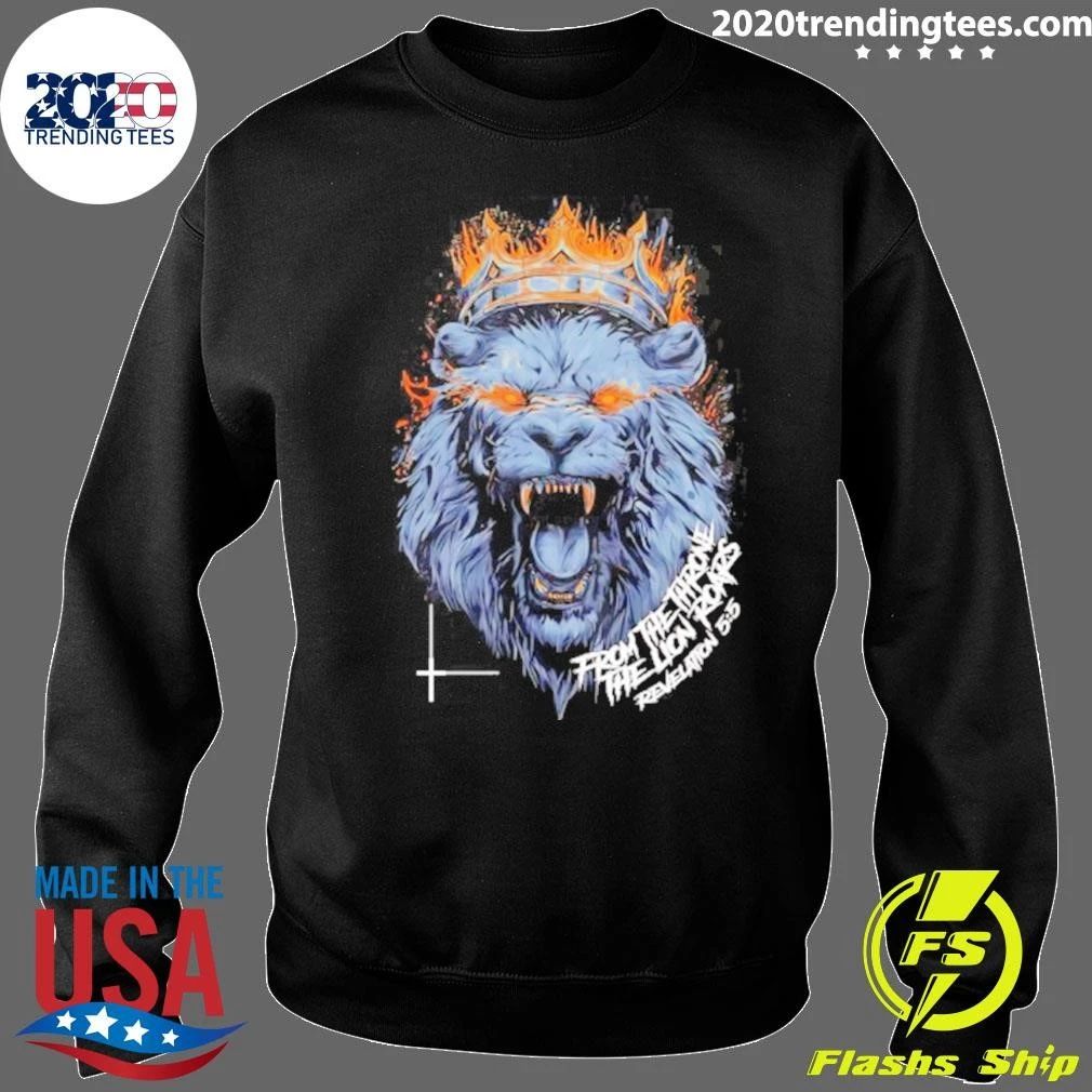 From The Throne The Lion Roars Revelation 5 5 Shirt