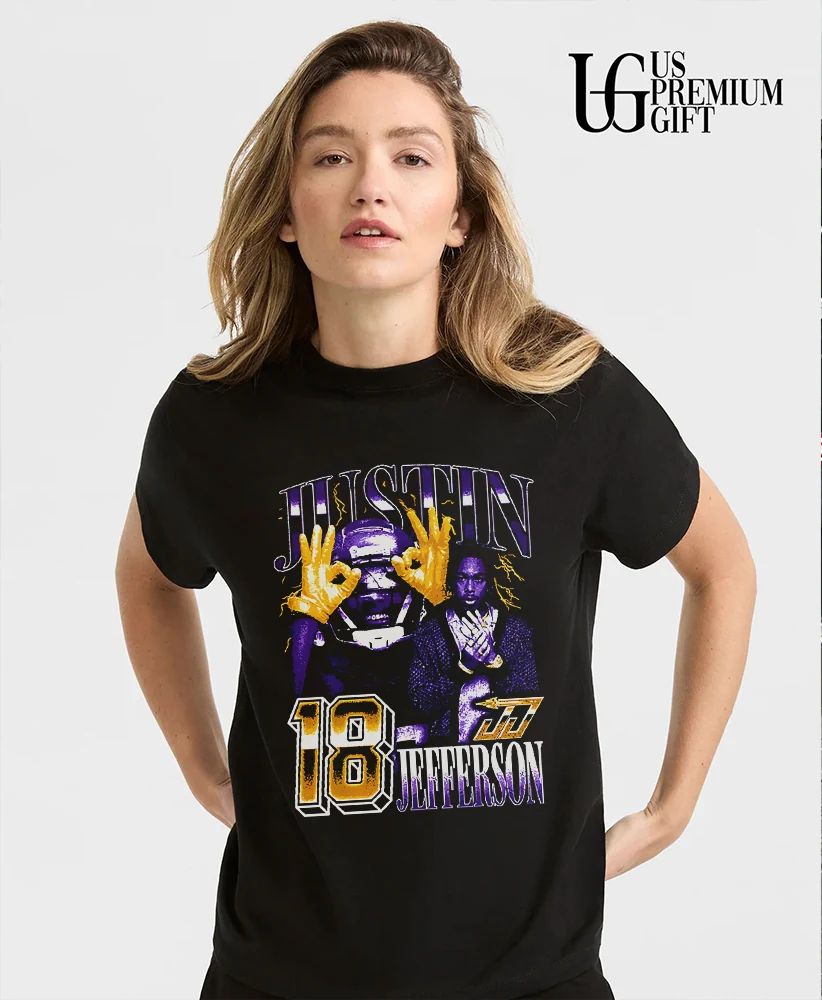 Justin Jefferson Minnesota Vikings Football signature shirt