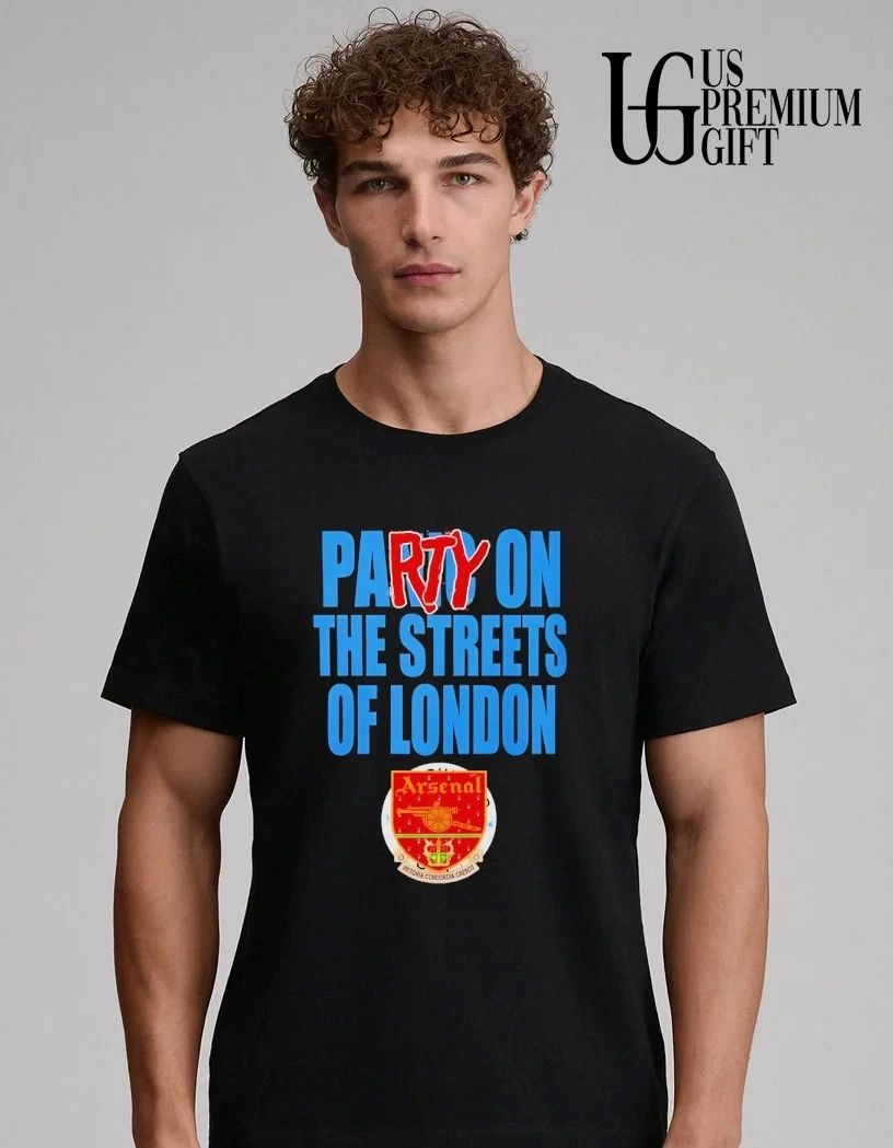 Party On The Streets Of London Arsenal shirt
