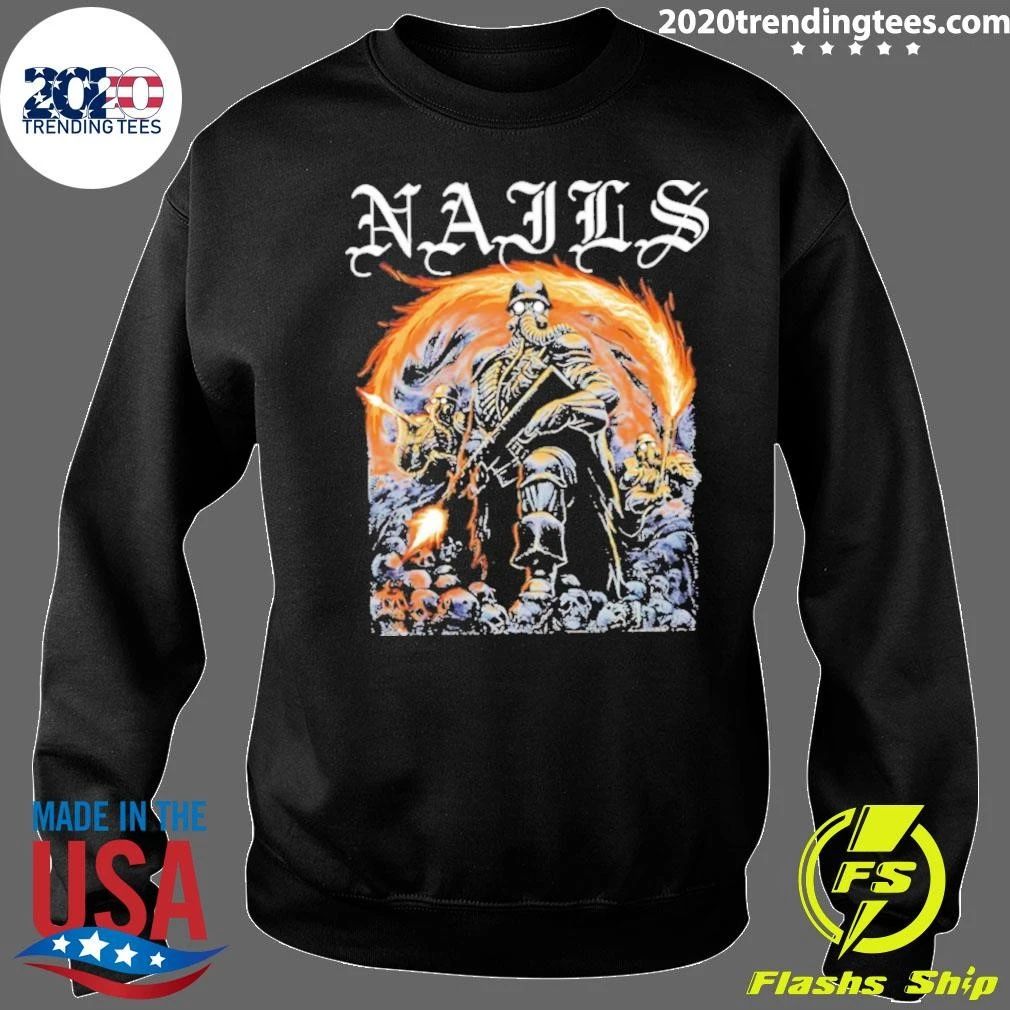 Nails Flamethrower Graphic Shirt