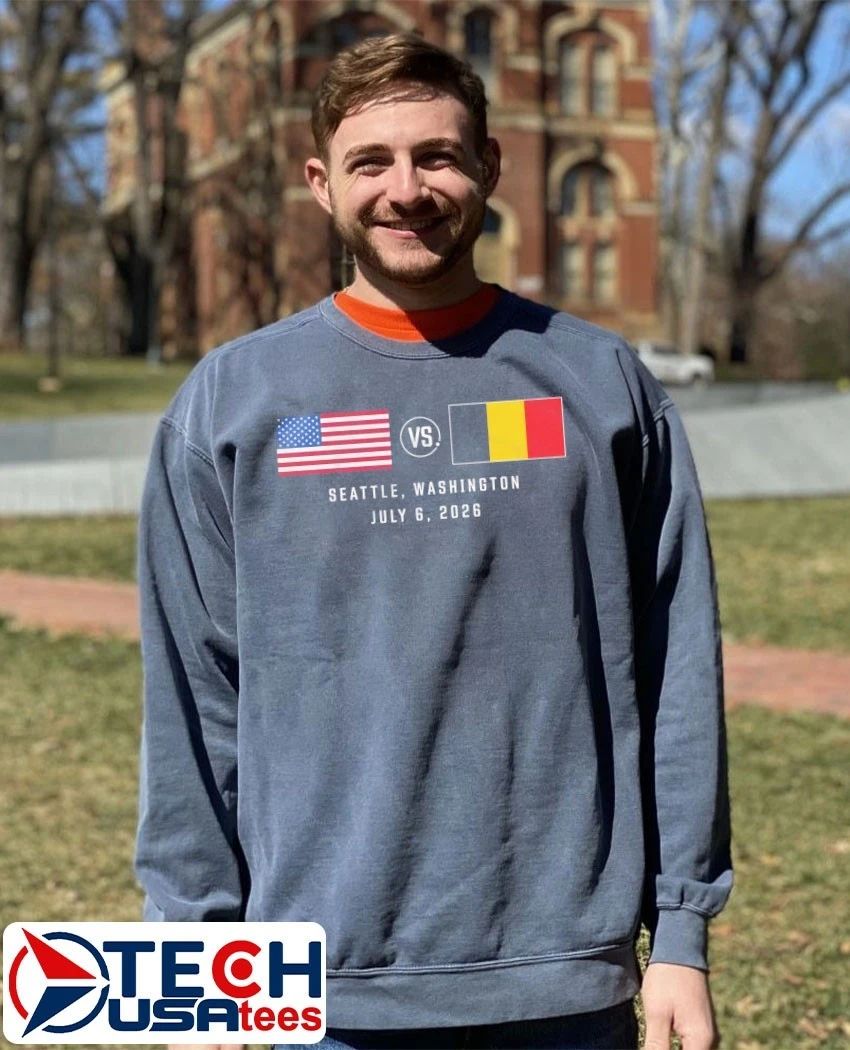 USA vs. Belguim Soccer Matchup July 6 2026 Soccer World Cup shirt