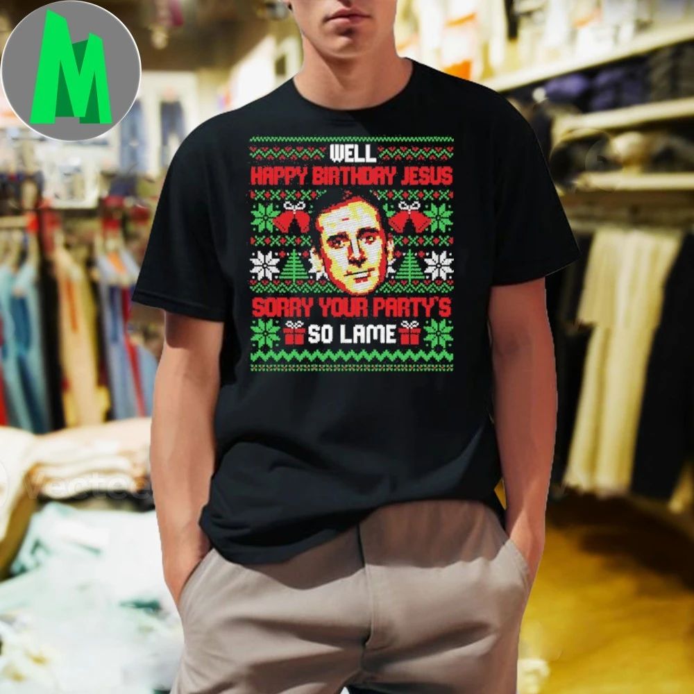 Happy Birthday Jesus Funny Ugly Sweater Shirt
