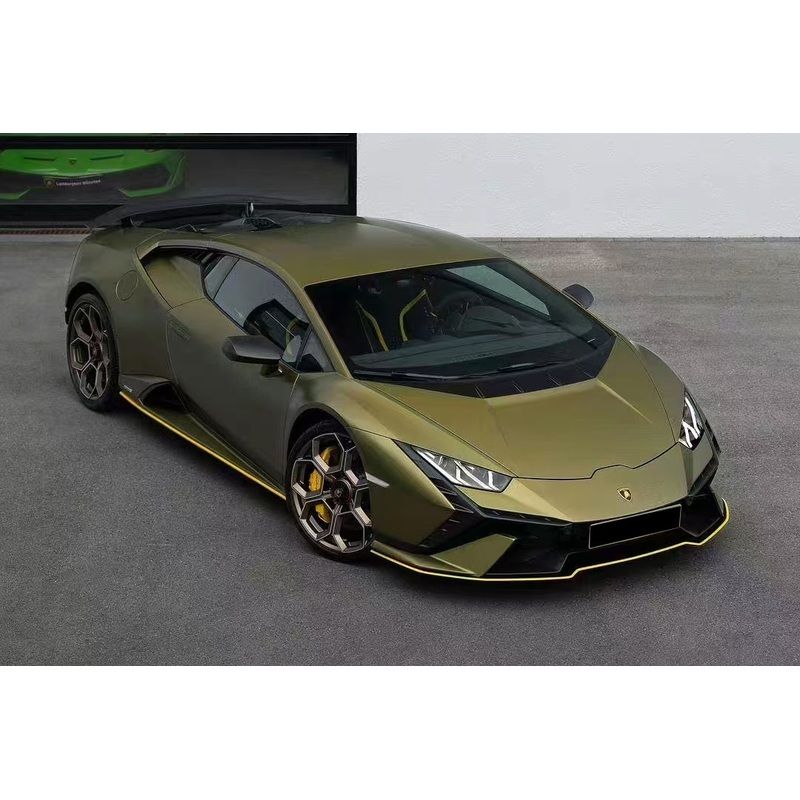 DarwinPRO 2015-2025 Lamborghini Huracan LP610 & LP580 & EVO Convert Tecnica Style Dry Carbon Fiber Hood