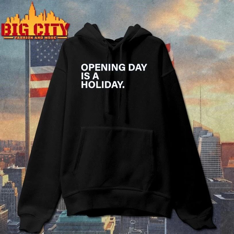 Opening Day Is A Holiday Baseball Graphic Shirt