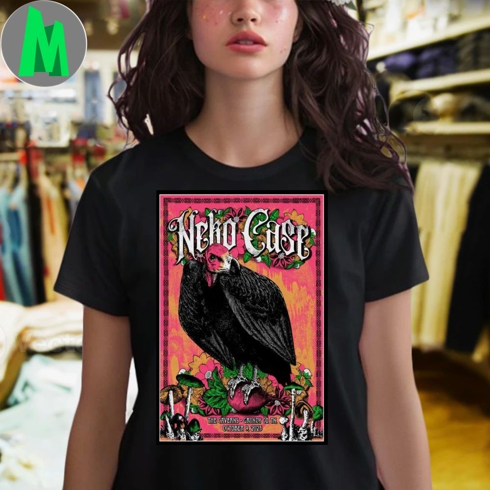 Neko Case Oct 9 2025 The Caverns Grundy CO TN Poster Shirt