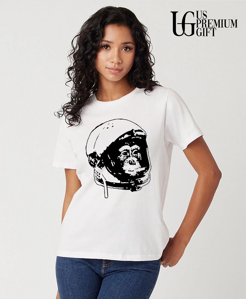 Astronaut space monkey smoking a cigarette shirt
