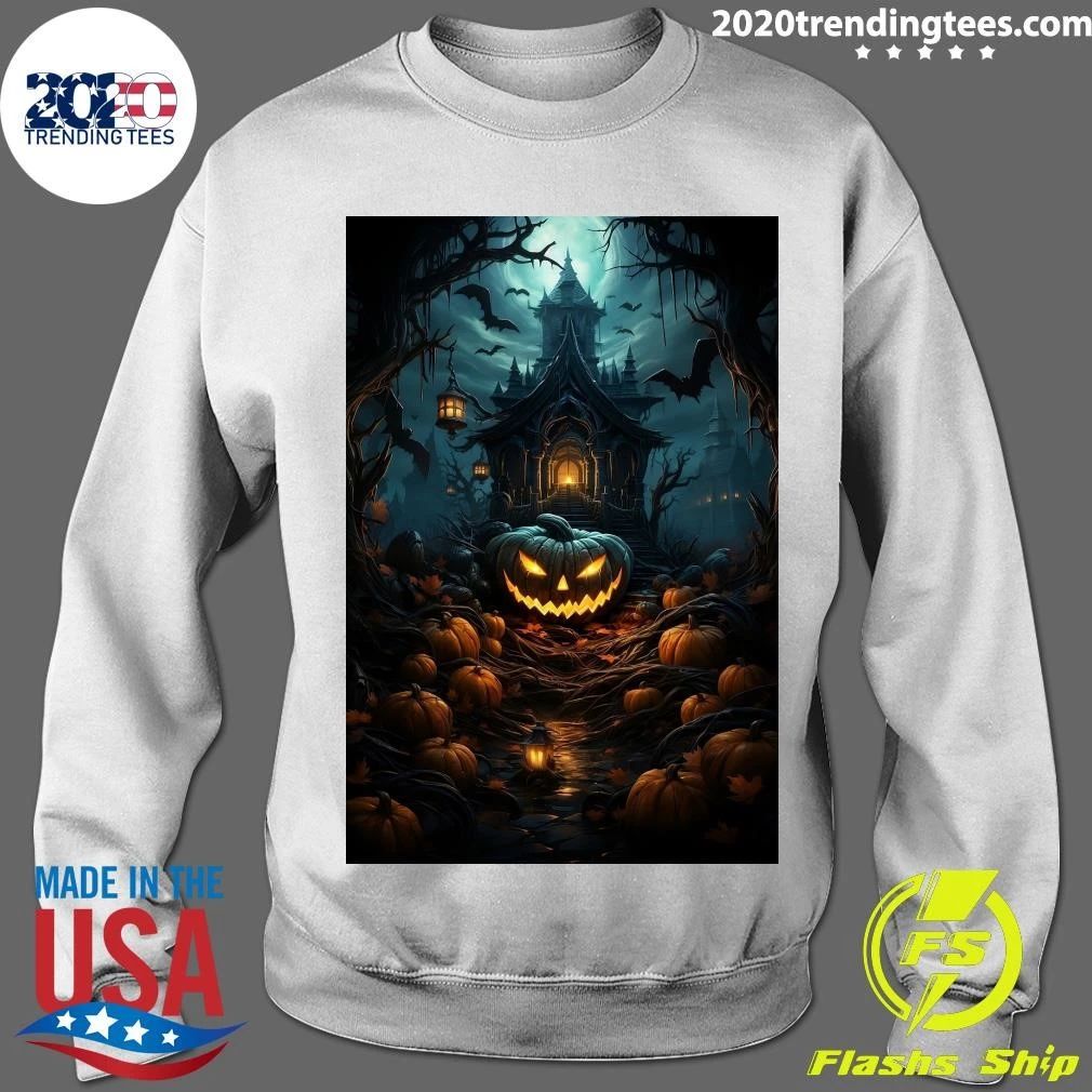 Haunted House Pumpkin Season Halloween Shirt