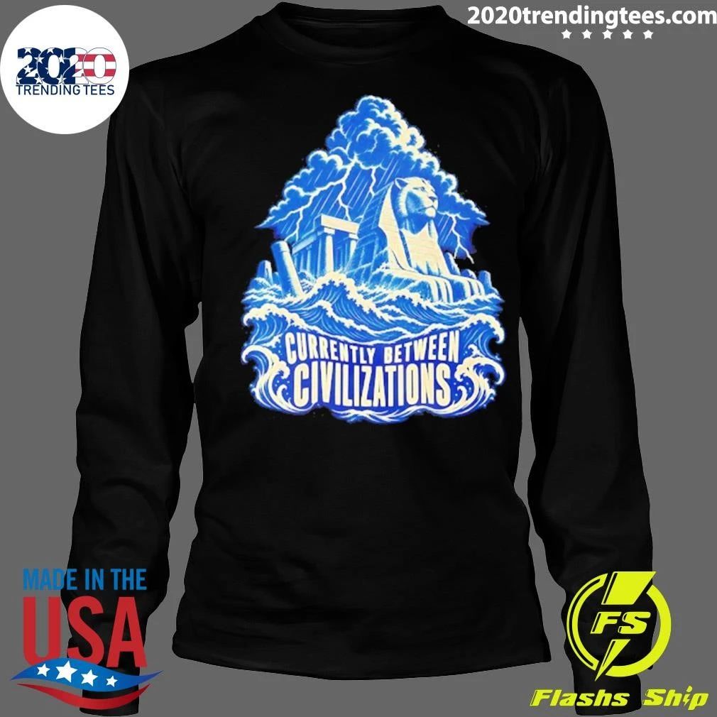 Currently Between Civilizations Sphinx Shirt