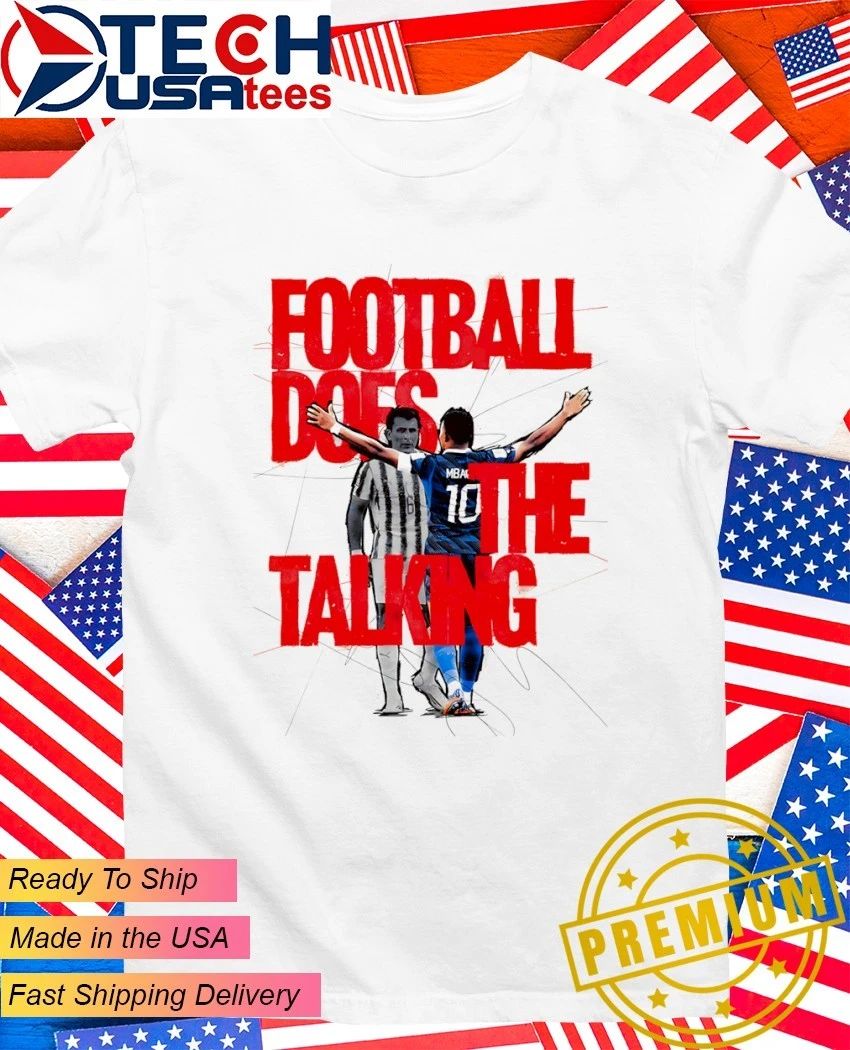 Kylian Mbappé football does the talking shirt