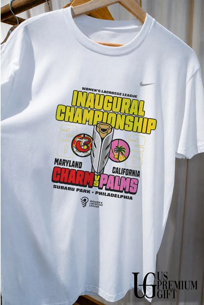 Maryland Charm and California Palms Women’s Lacrosse League Inaugural Championship 2026 trophy shirt