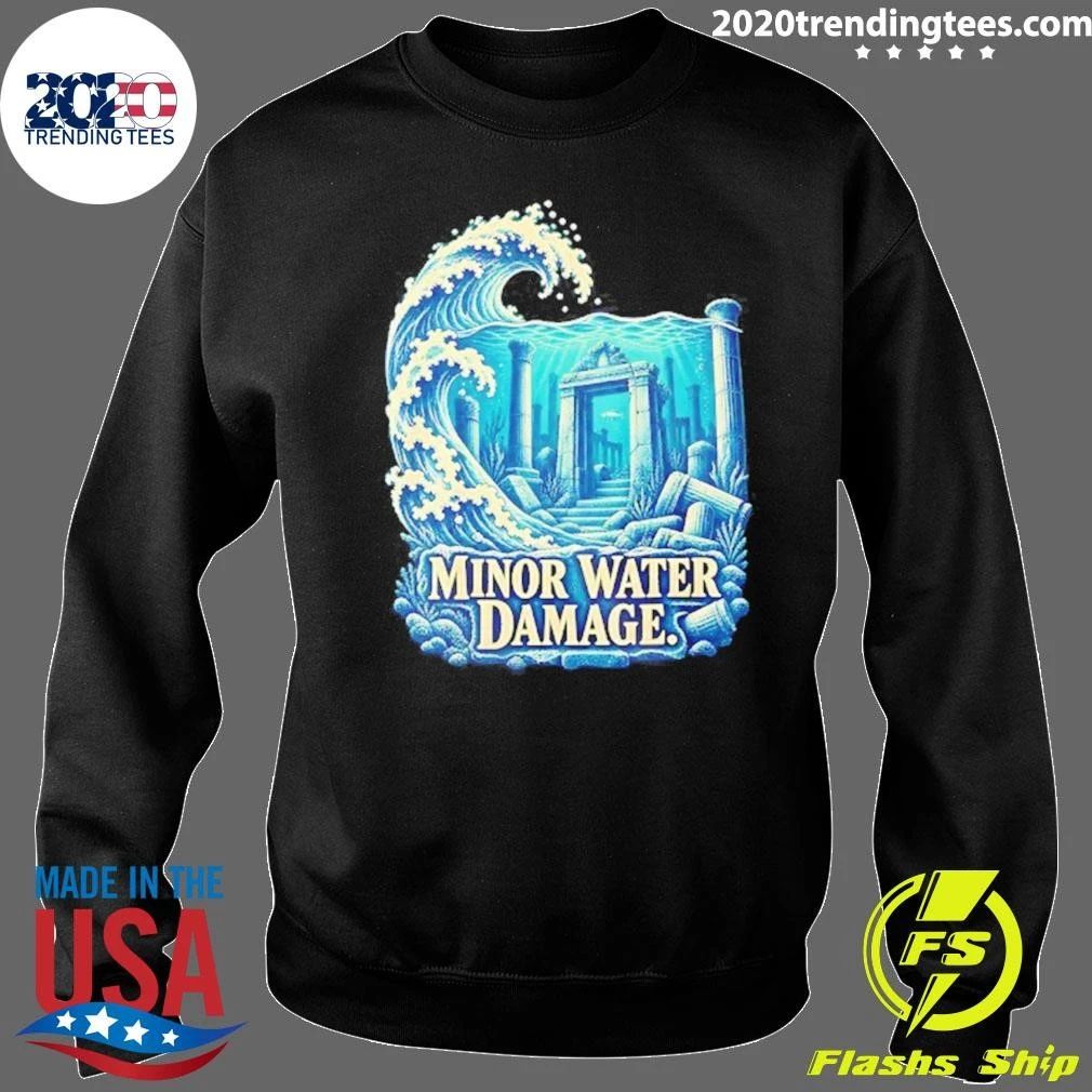 Minor Water Damage Underwater Ruins Ancient Architecture Shirt