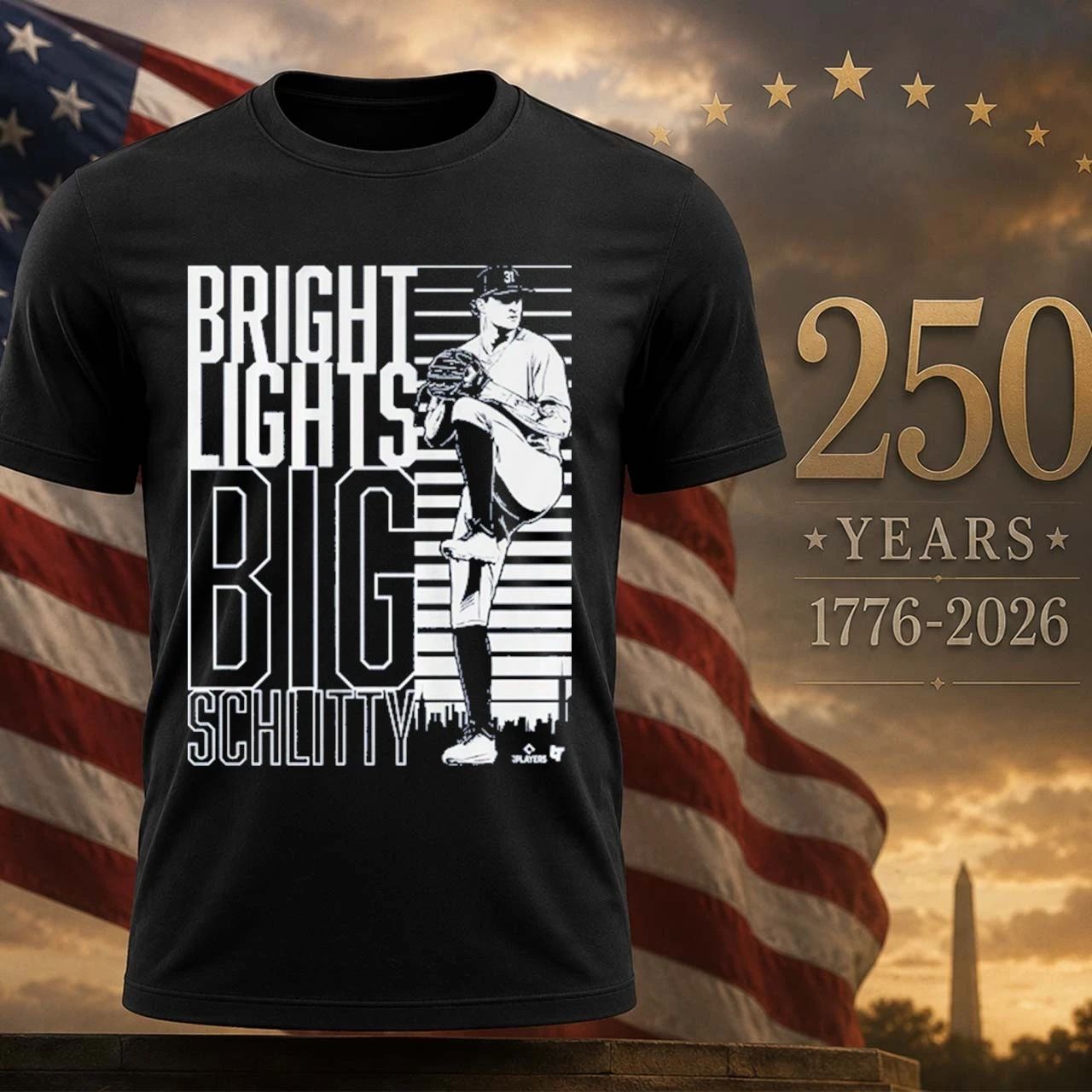 Cam Schlittler Bright Lights, Big Schlitty T-Shirt