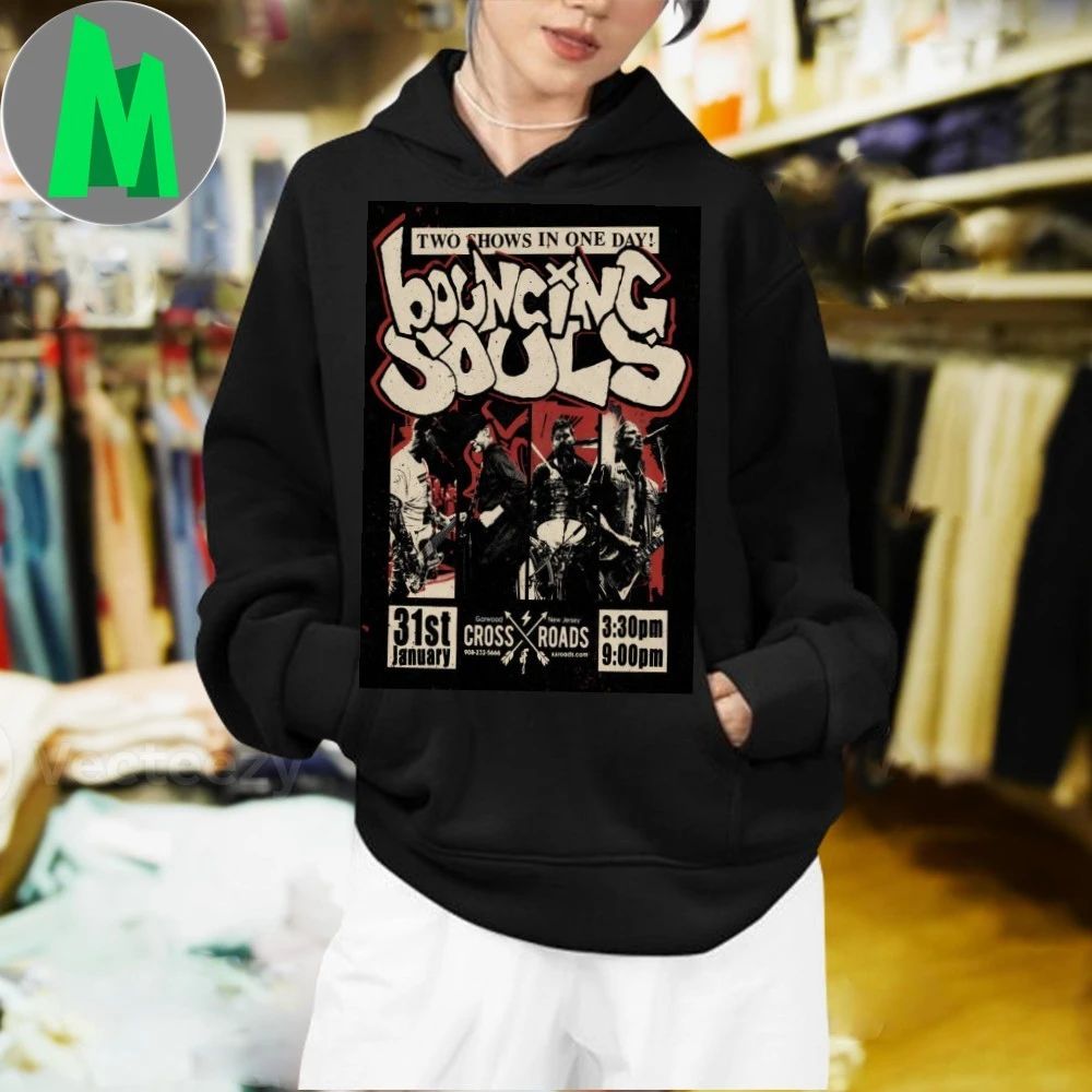 The Bouncing Souls Crossroads in Garwood NJ Jan 31 2026 Poster Shirt
