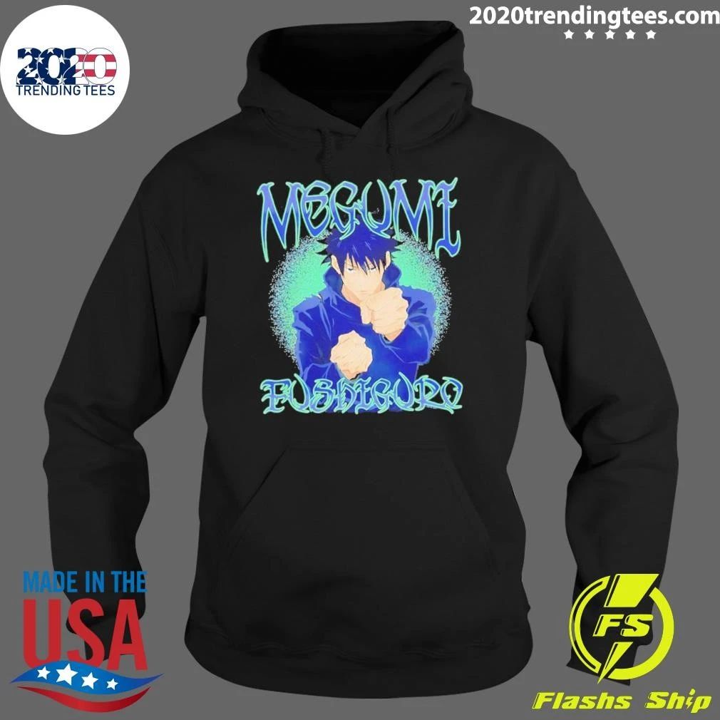 Jjk Megumi Fushiguro Portrait Action Anime Shirt
