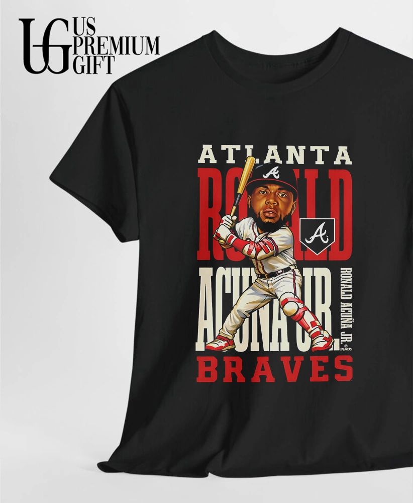 Ronald Acuna Jr. Atlanta Braves baseball 2026 caricature shirt