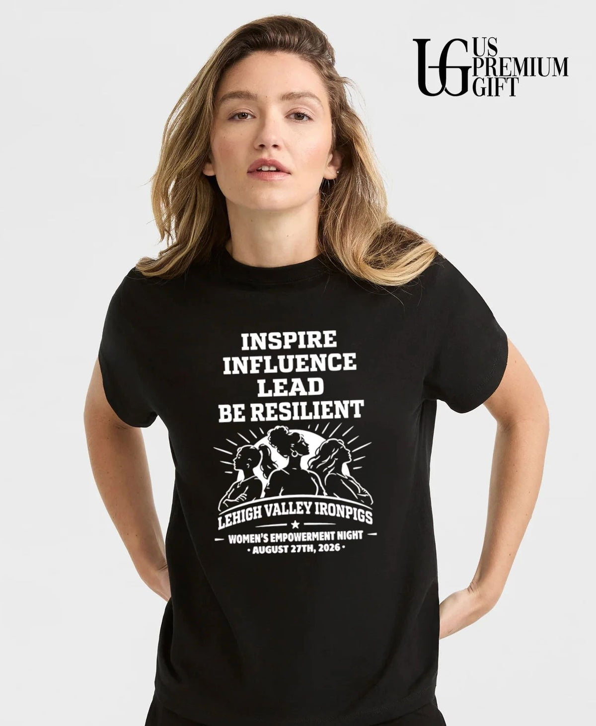 Lehigh Valley IronPigs Women’s Empowerment Night Inspire Influence Lead Be Resilient shirt