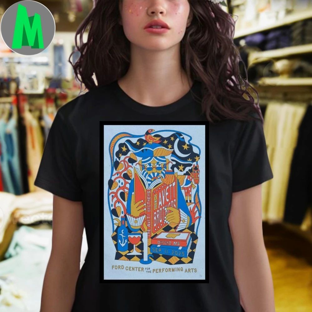 The Avett Brothers Tour Athens, GA 2025 Poster Shirt