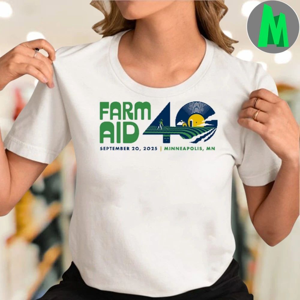 Farm Aid 40 Festival Logo Shirt
