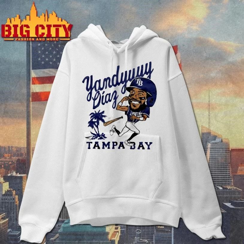 Yandy Diaz Tampa Bay Rays Baseball Player Caricature Funny Art Shirt