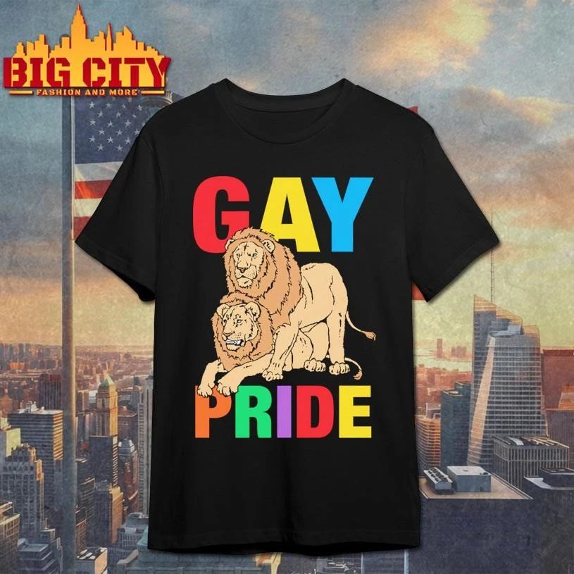 Gay Pride Shirt Lion Funny Shirt