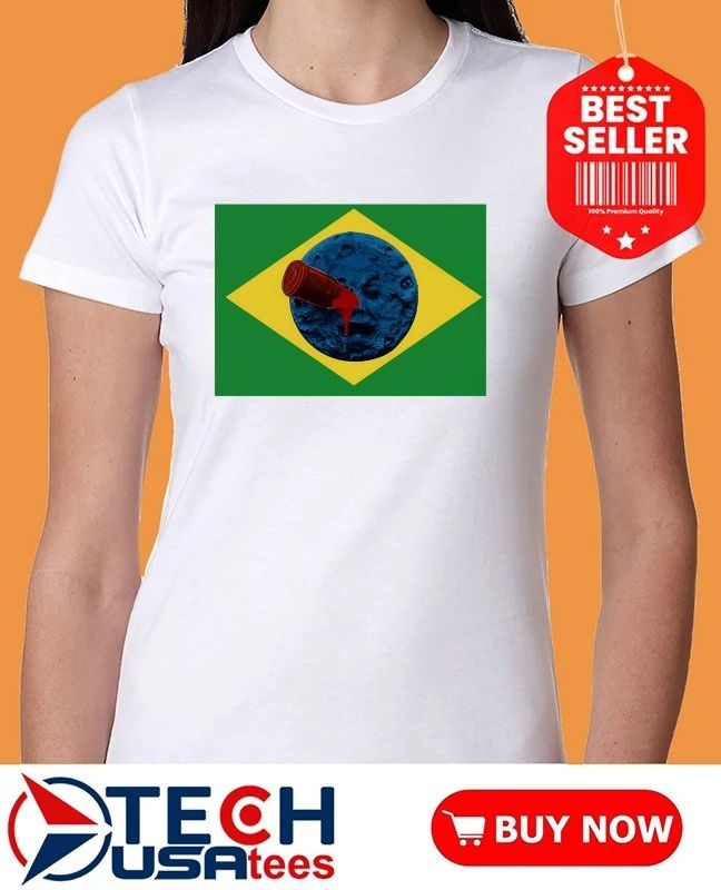 Brazil gets eliminated from the World Cup 2026 bullet flag shirt