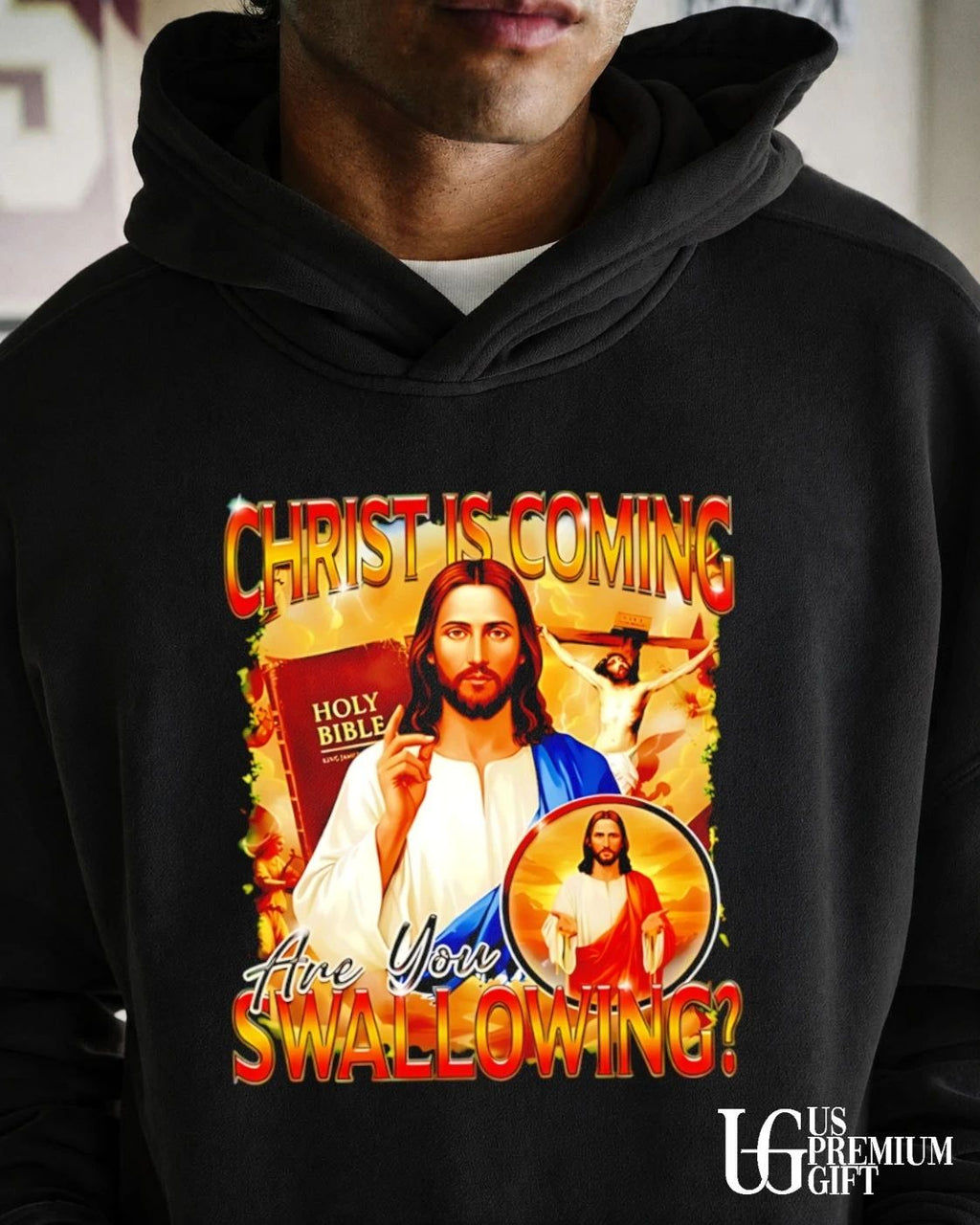 Christ is coming are you Swallowing shirt