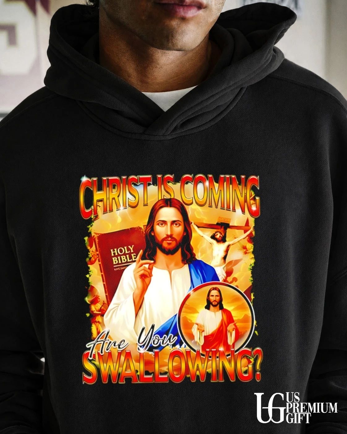 Christ is coming are you Swallowing shirt