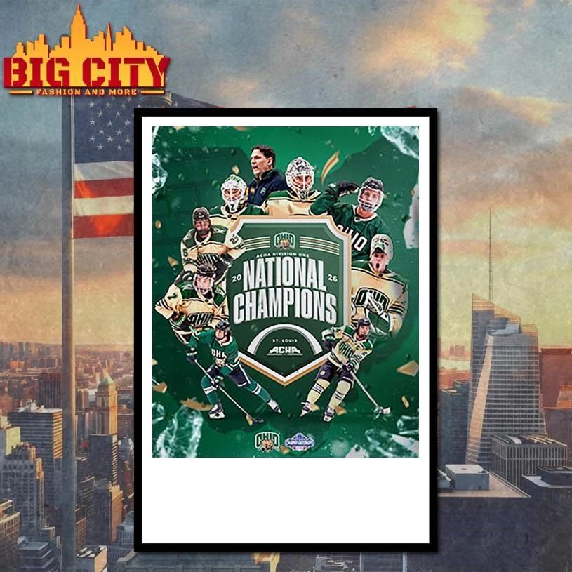 Congrats Ohio Bobcat Hockey ACHA Men’s Division 1 National Champions Shirt