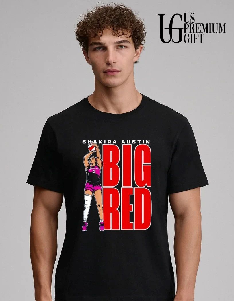 Shakira Austin Big Red Washington Mystics WNBA shirt