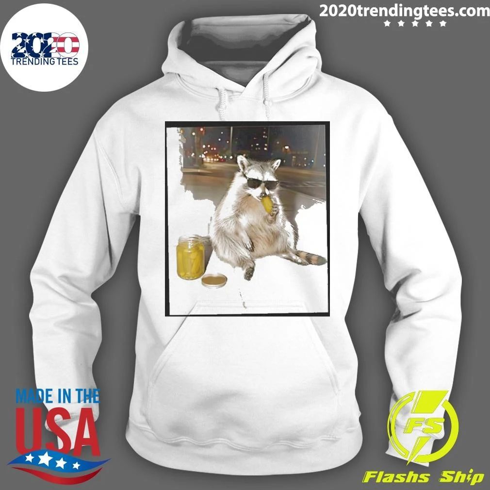 Raccoon Eating Pickles Shirt