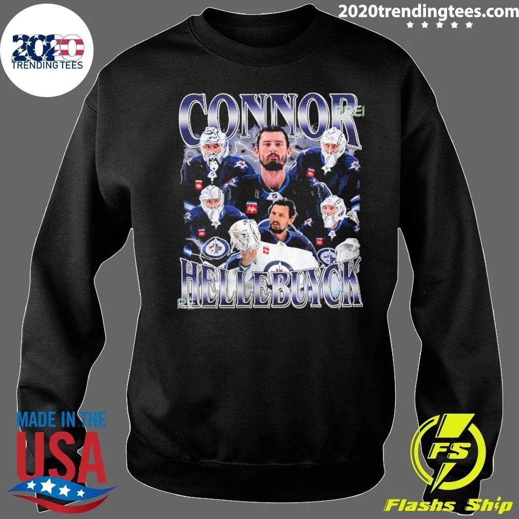 Connor Hellebuyck Jets Hockey Tee Shirt