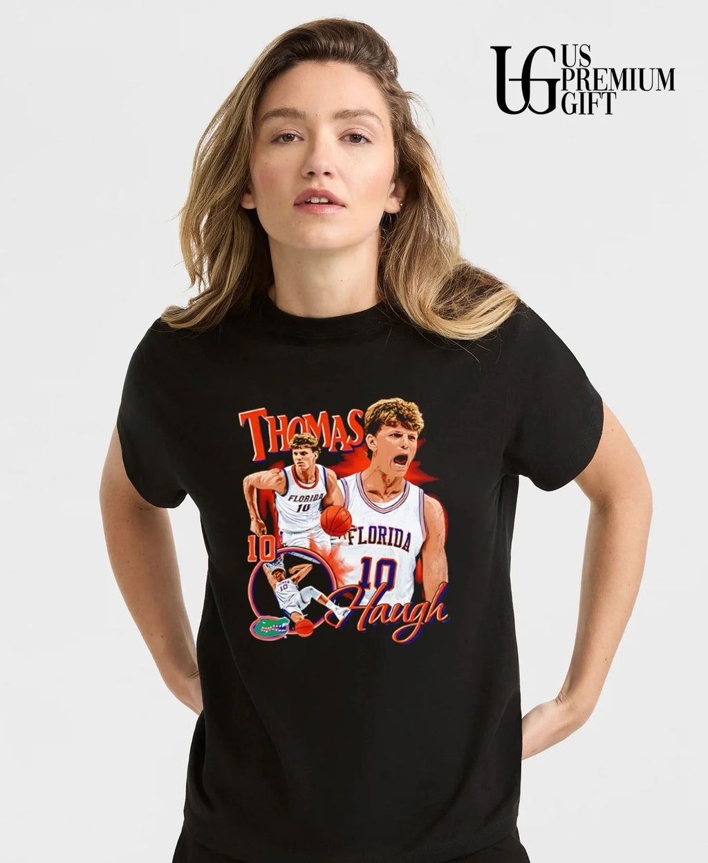Thomas Haugh Florida Gators Basketball 10 Team NCAA Player shirt