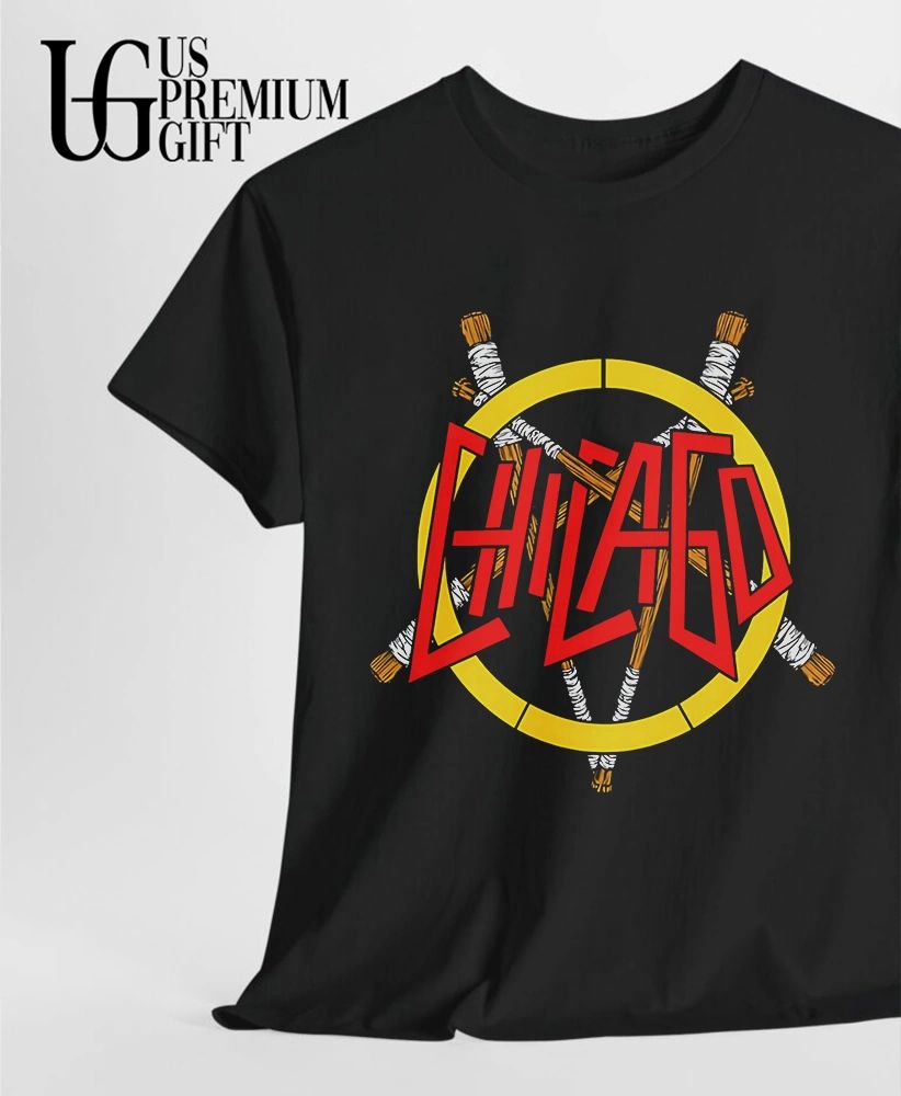 Chicago baseball pentagram logo bats shirt