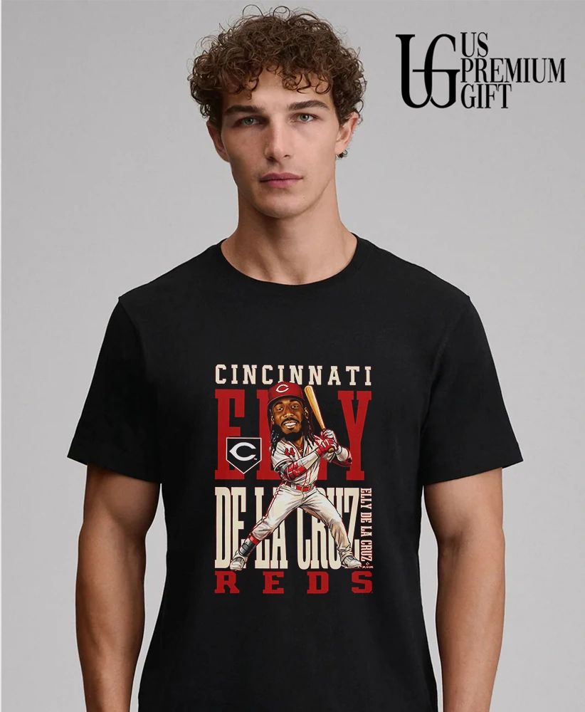 Elly De La Cruz Cincinnati Reds baseball 2026 caricature shirt