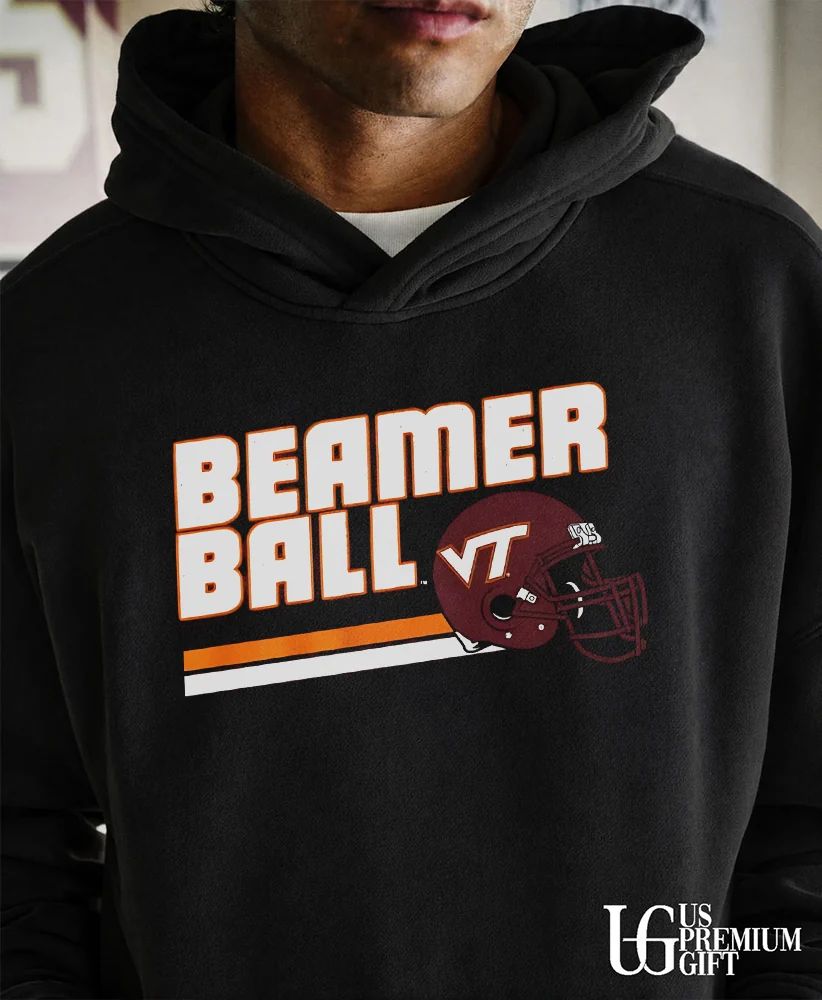 Beamer Ball Frank Beamer Virginia Tech Hokies football helmet shirt