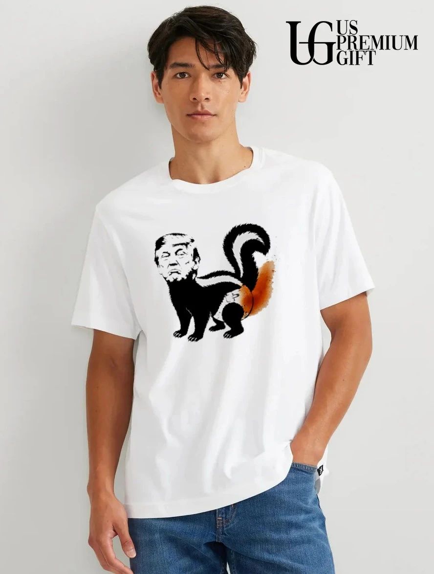 Donald Trump skunk caricature shirt