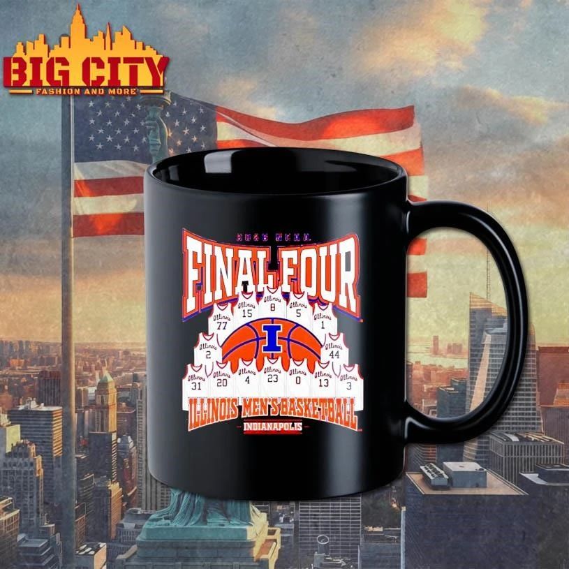 Mens Illinois Fighting Illini 2026 Ncaa Mens Basketball Tournament March Madness Final Four Shirt