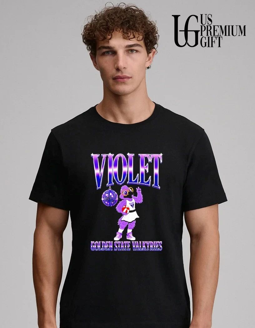 Violet Disco Golden State Valkyries mascot shirt